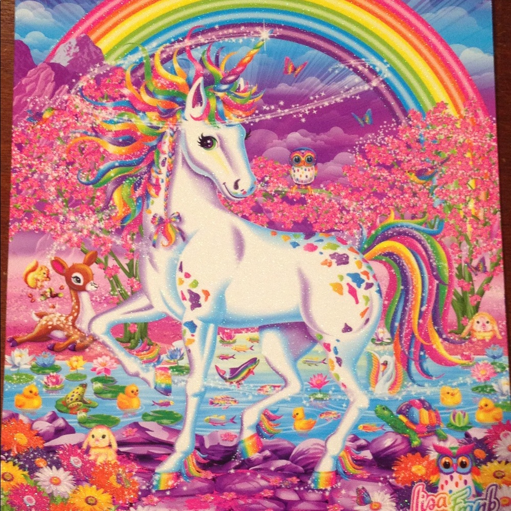 Lisa Frank Bundle Binder Notebooks Folders Sticker - Picture 9 of 11